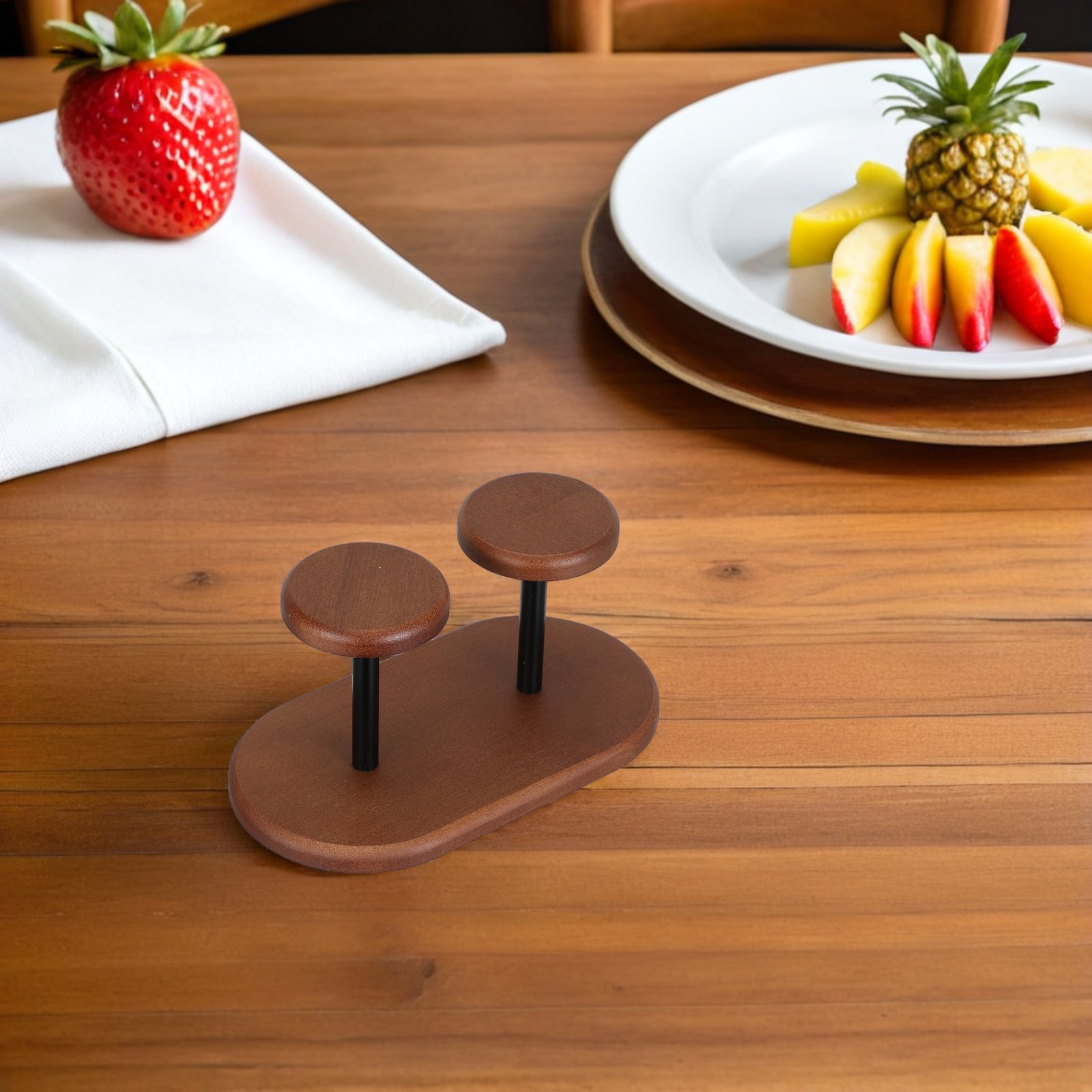 Dispenser Coffee And Tea - Walnut Paper Cup Holder Coffee Cup