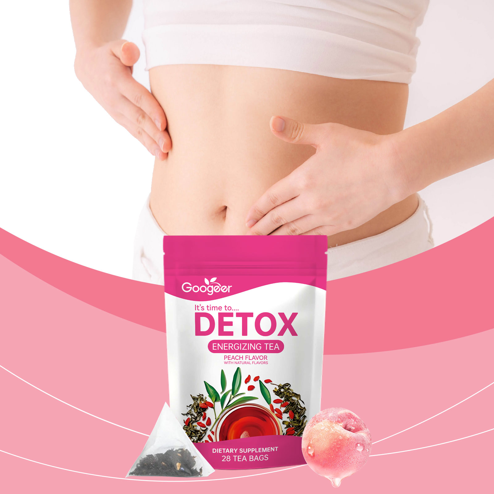 Coffee Tea For Weight Loss - Googeer 28pcs Herbal Detox Tea Abdomen
