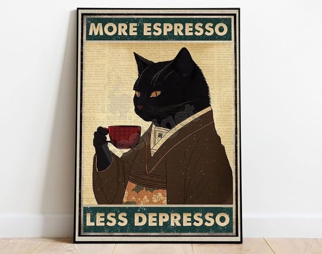 Retro Metal Tin Sign  More Esp - Coffee Tea Poster recensione e prezzo