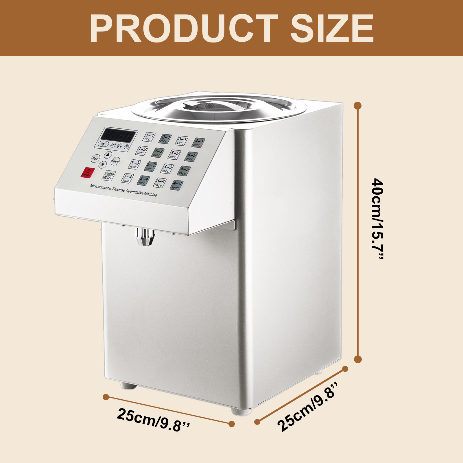 Automatic Fructose Dispenser E - Dispenser Coffee And Tea recensione e prezzo
