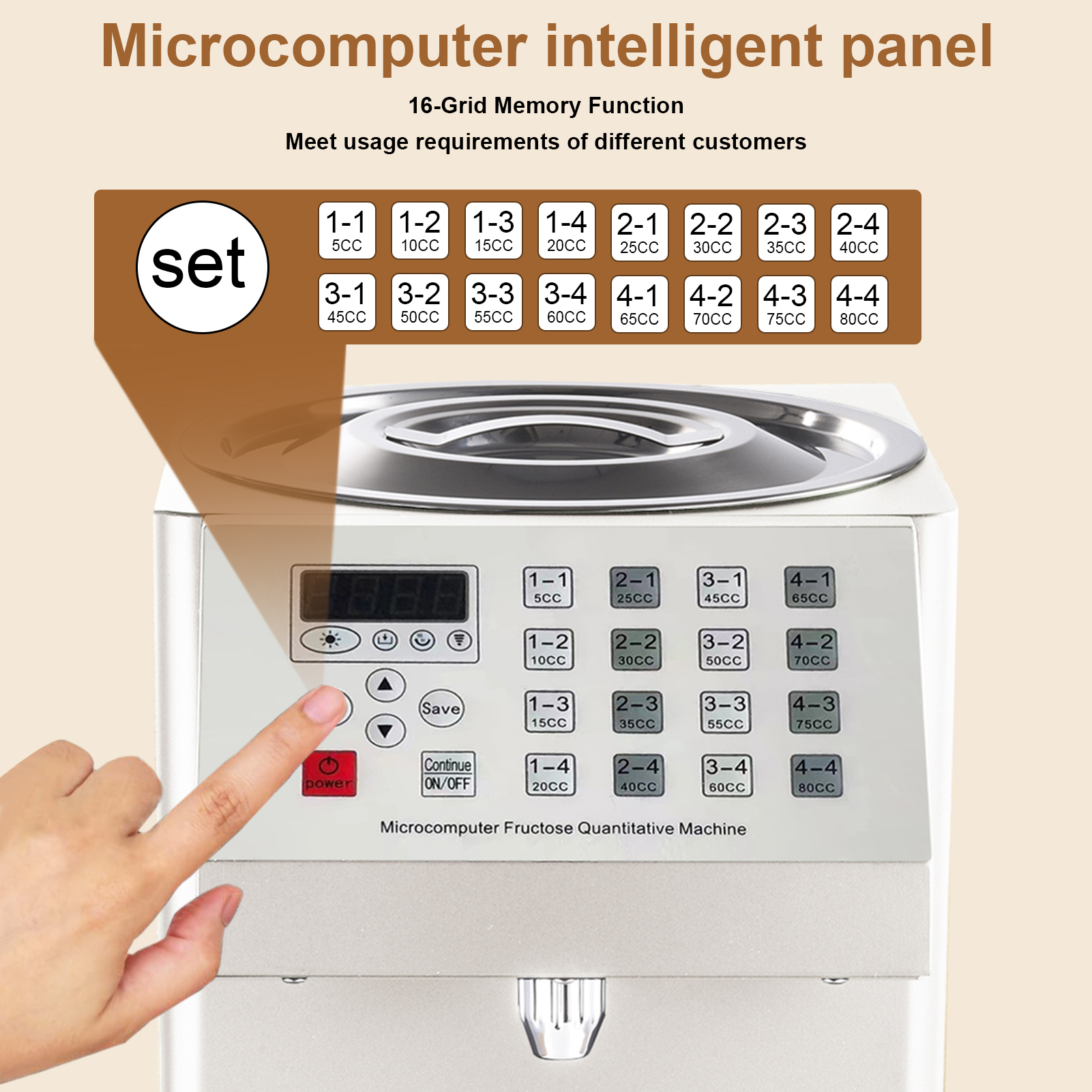 Automatic Fructose Dispenser E - Dispenser Coffee And Tea recensione e prezzo