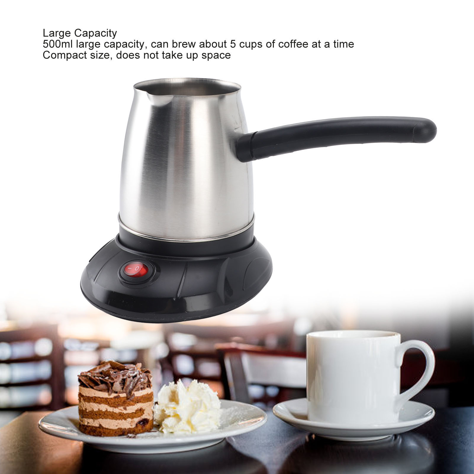 500ml Stainless Steel Electric - Coffee Tea Maker recensione e prezzo