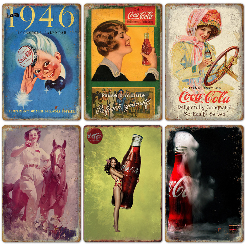 Vintage Cola Logo Metal Poster - Coffee Tea Poster recensione e prezzo
