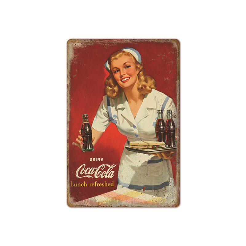 Vintage Cola Logo Metal Poster - Coffee Tea Poster recensione e prezzo