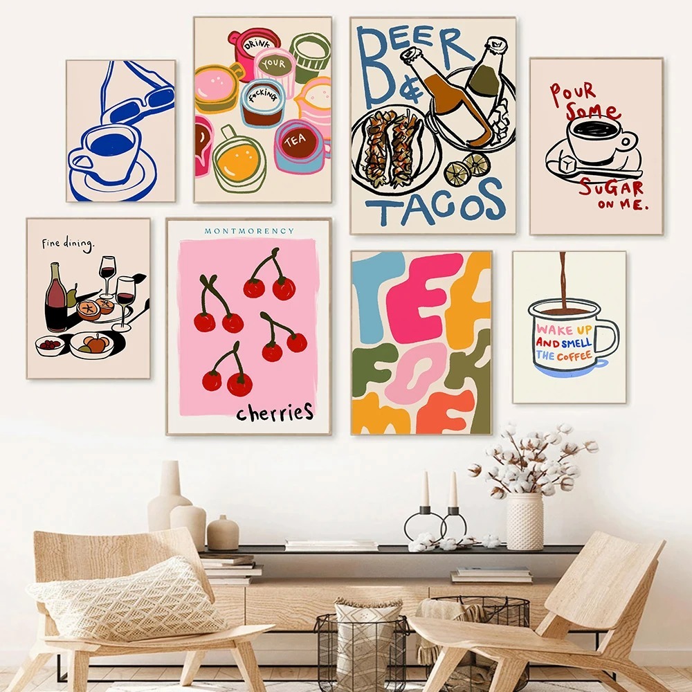 Coffee Shop Afternoon Tea Croi - Coffee Tea Poster recensione e prezzo