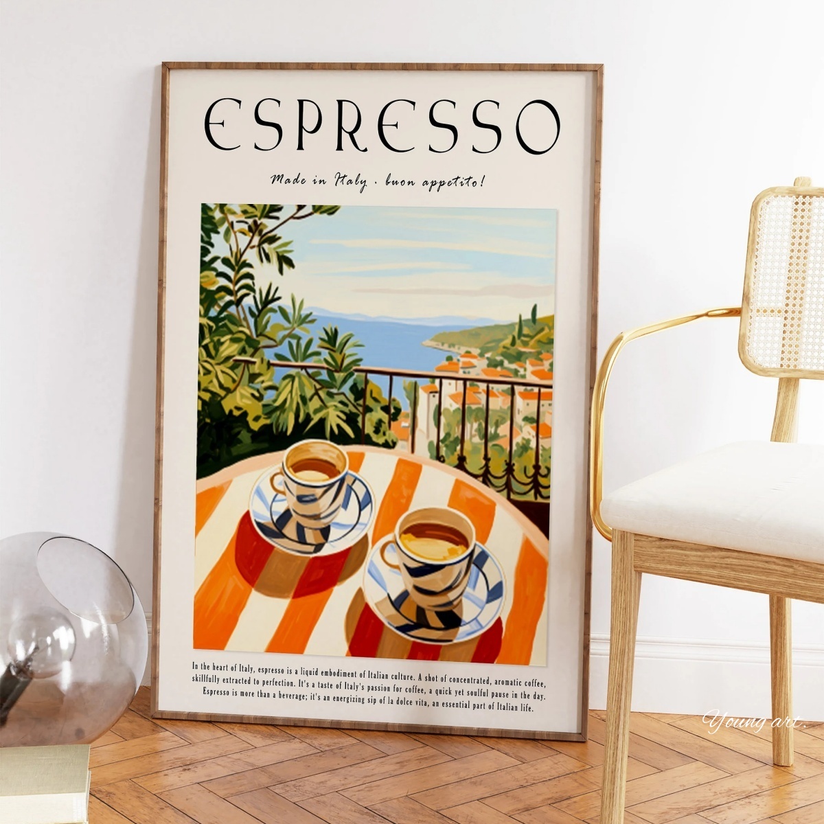 Italian Espresso Coffee Canvas - Coffee Tea Poster recensione e prezzo