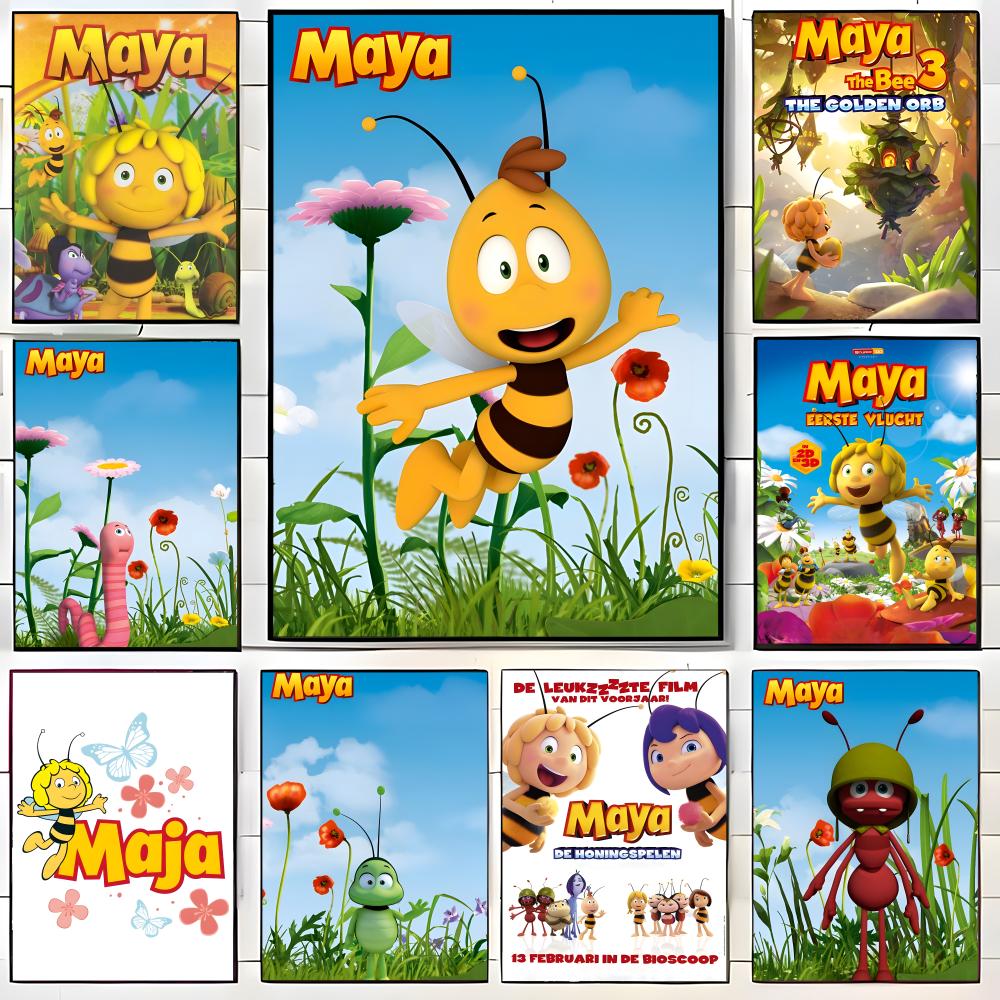 Cartoon M-Maya the Bee Poster  - Maya Coffee & Tea Ulasan recensione e prezzo