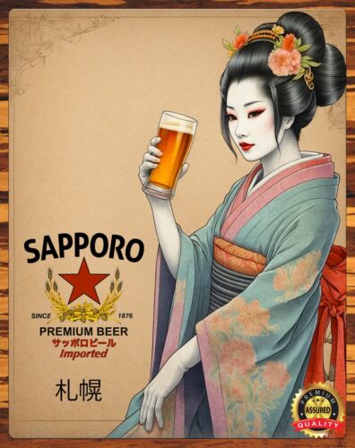 Japan - Geisha - Sapporo Beer  - Coffee Tea Poster recensione e prezzo