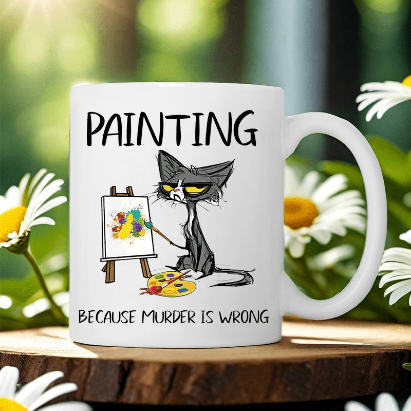Painting Because Murder Is Wro - Coffee Tea Wrong recensione e prezzo