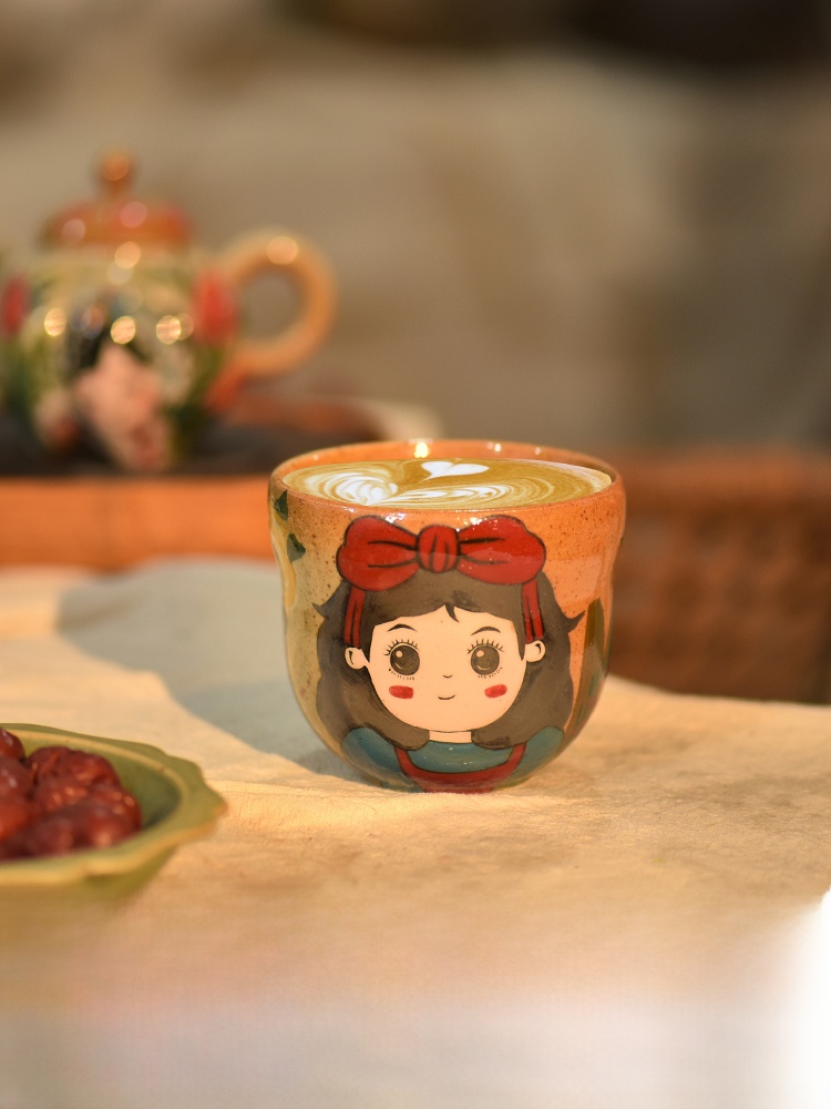Hand-Painted Jingdezhen Coarse - Coffee Tea Love recensione e prezzo