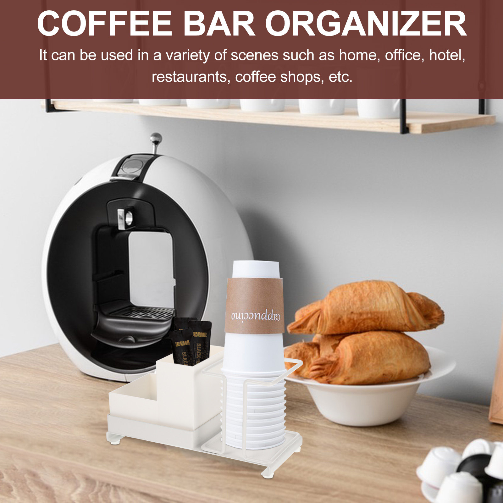 Holder For Countertop With Sto - Dispenser Coffee And Tea recensione e prezzo