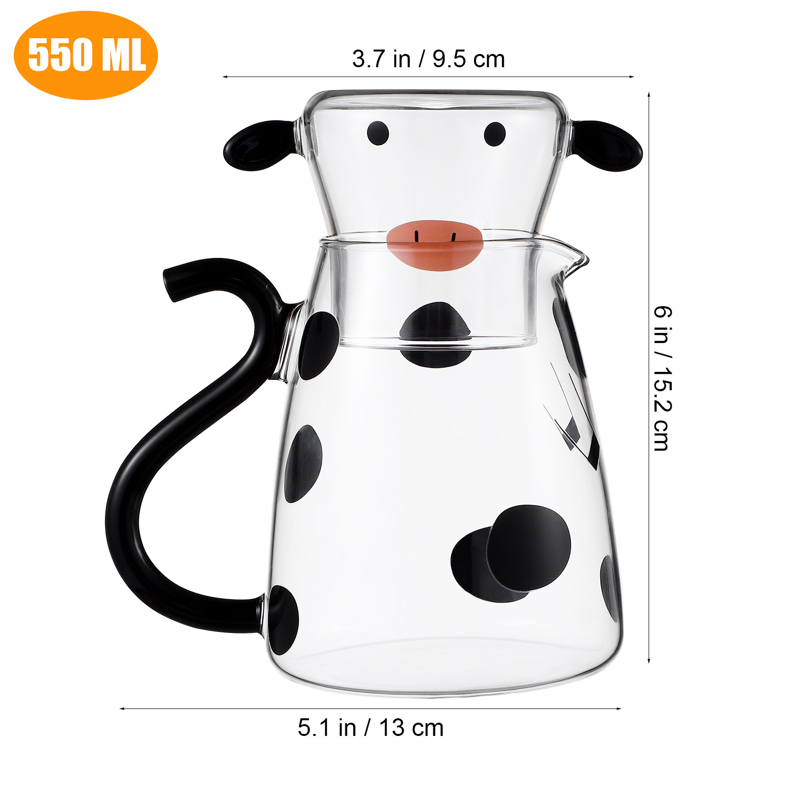 Glass Kettle with Cup Cartoon  - Dispenser Coffee And Tea recensione e prezzo