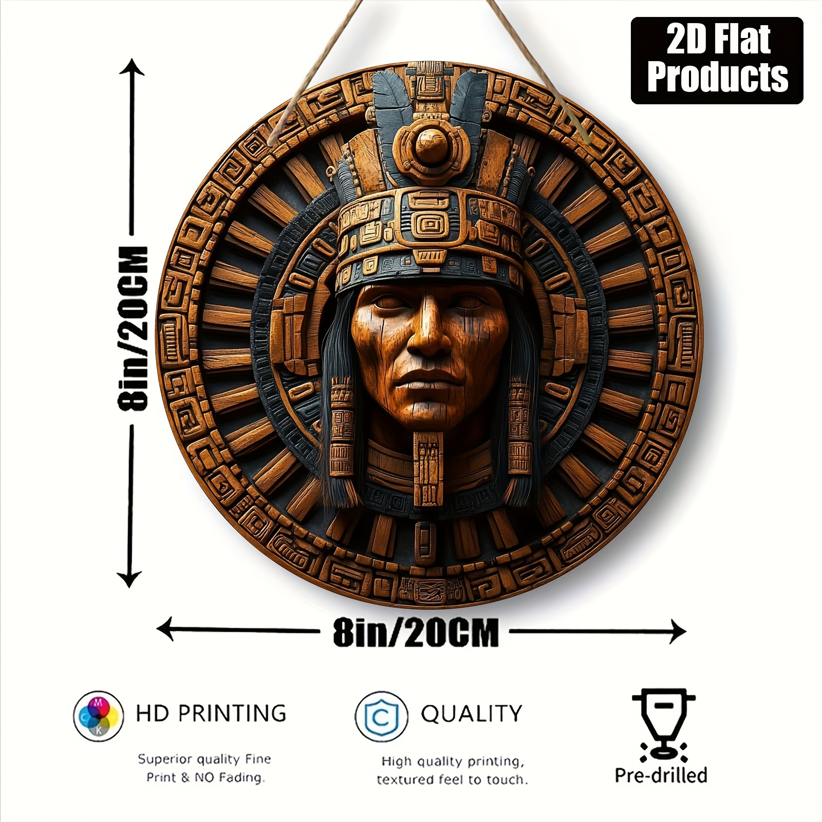 2D Flat, 1pc, Round Wooden Boa - Maya Coffee & Tea Ulasan recensione e prezzo