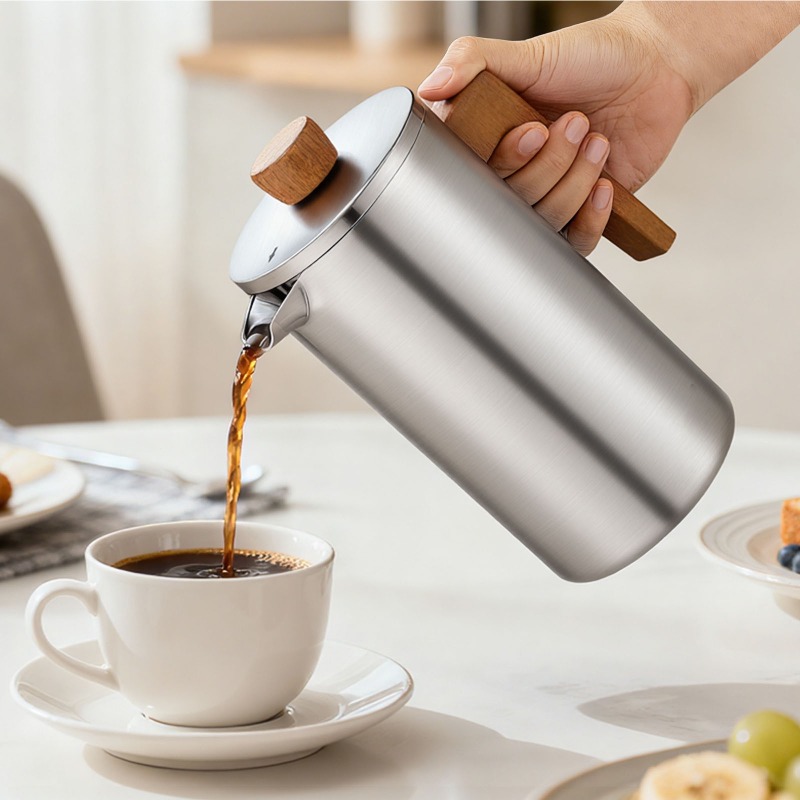 JUSTINLAU 1000ml Stainless Ste - Coffee Tea Maker recensione e prezzo