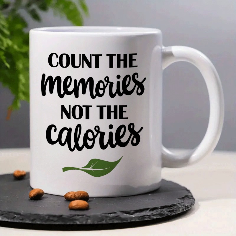 1 Large 11oz White Ceramic Cof - Coffee Tea For Weight Loss recensione e prezzo