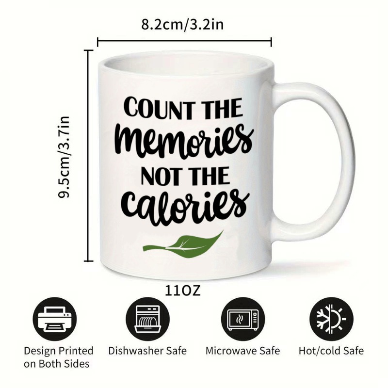 1 Large 11oz White Ceramic Cof - Coffee Tea For Weight Loss recensione e prezzo