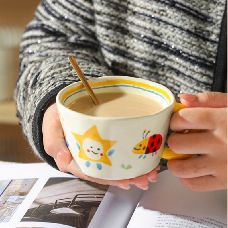 Ceramic Mug Lovely Hand Painte - Coffee Tea Love recensione e prezzo