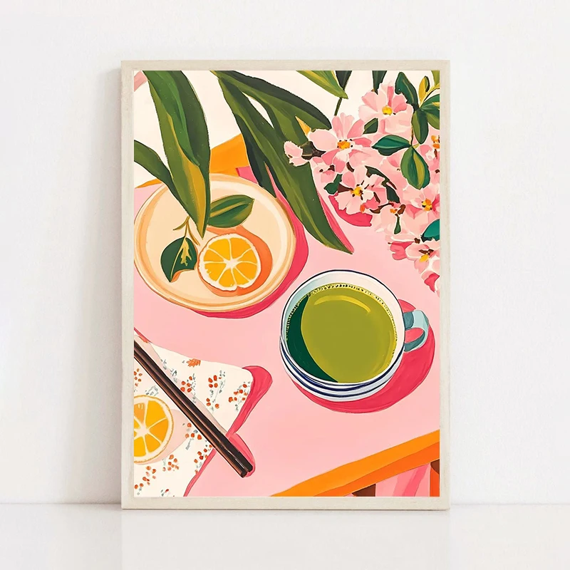Minimalist Fashion Matcha Gree - Coffee Tea Poster recensione e prezzo