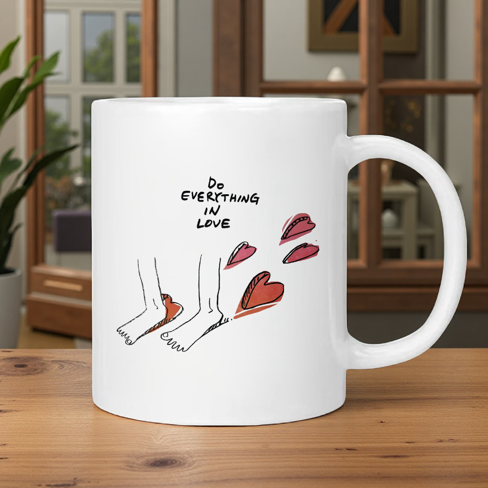 One Ceramic Mug Featuring The  - Coffee Tea Love recensione e prezzo