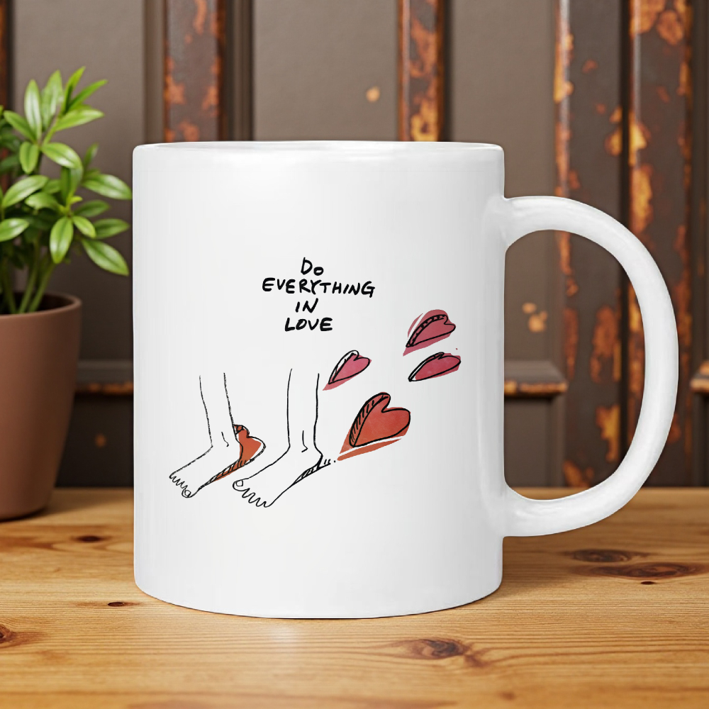 One Ceramic Mug Featuring The  - Coffee Tea Love recensione e prezzo